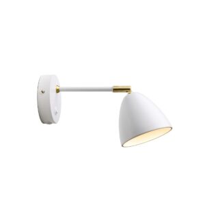 Halo Design 747863 Wandleuchte Room 1-flammig Weiß Messing