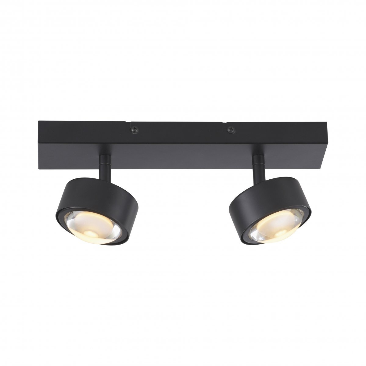 SCHÖNER WOHNEN-Kollektion LED Deckenleuchte KULU, schwarz, 2-flammig