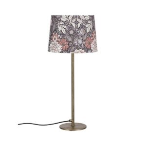 PR Home 1444501-7689 Tischleuchte Base Schirm Dahlia Braun 58cm