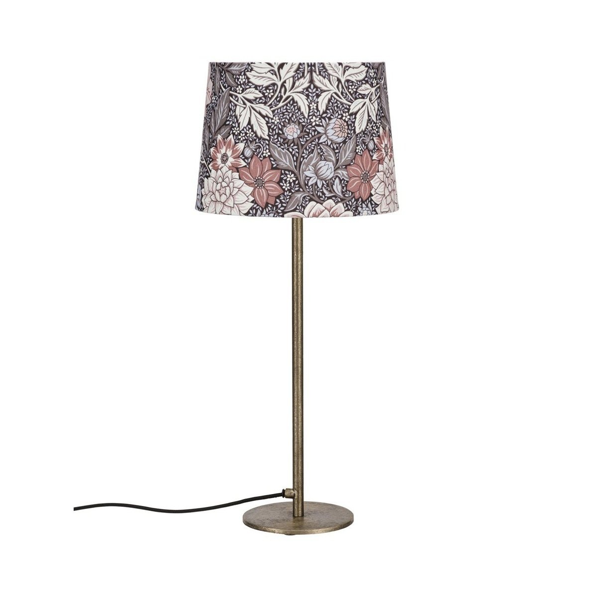 PR Home 1444501-7689 Tischleuchte Base Schirm Dahlia Braun 58cm