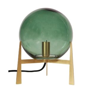 PR Home 2102816 Tischleuchte Milla gold grün 28cm