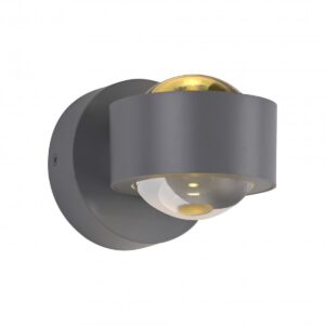 SCHÖNER WOHNEN-Kollektion LED Wandleuchte CHIA, silber, 2-flammig