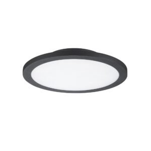 Heitronic 501241 LED Wand- und Deckenleuchte Tella anthrazit rund 3000K