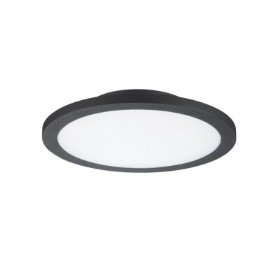 Heitronic 501241 LED Wand- und Deckenleuchte Tella anthrazit rund 3000K