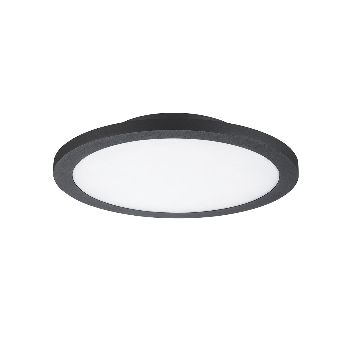 Heitronic 501241 LED Wand- und Deckenleuchte Tella anthrazit rund 3000K