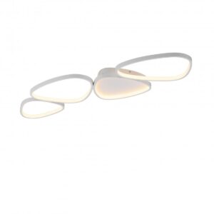 SCHÖNER WOHNEN-Kollektion LED Deckenleuchte PEBBLES, weiss, dimmbar, länglich